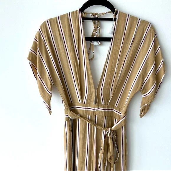 Faithfull the Brand Cedric Jumpsuit Clarke Stripe Size Small (4) ANY OFFER - Picture 7 of 8